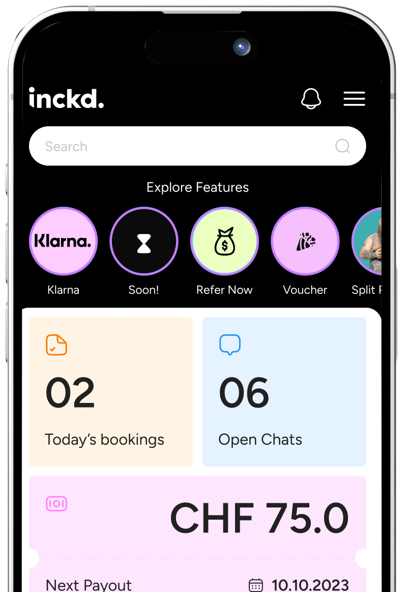 Manage your business with inckd.